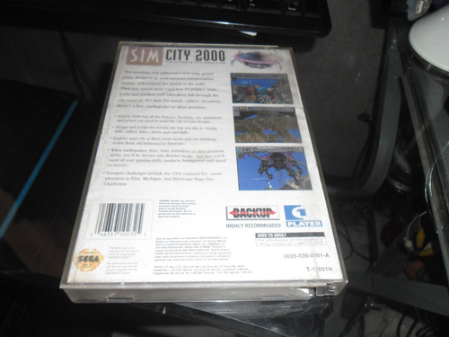 Sim City 2000 Sega Saturn Americano Usado (Usado)