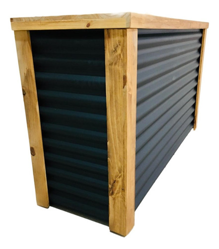 Mostrador Hierro Chapa Madera 100x45x100