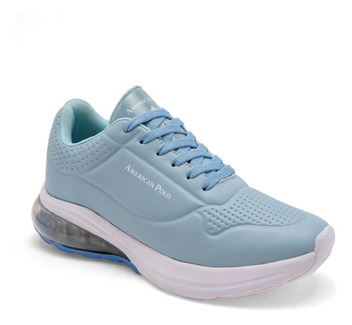 Tenis Mod 2571 Para Mujer American Polo Color Azul D1