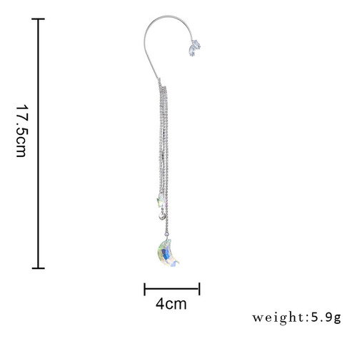 Zy 1par Pendientes Con Borlas Y Diamantes Completos