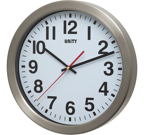 Unit Peterhead Bold - Reloj De Pared  Metal  11.8 X 11.8 X 1