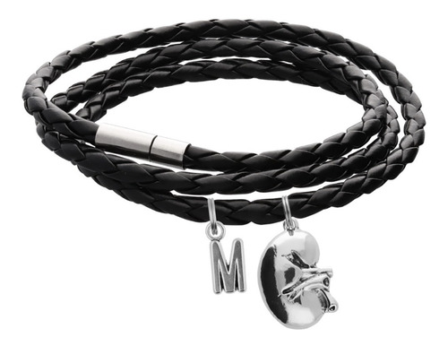 Pulsera Riñones Anatomía Brazalete Dije Médico Doctor Letra