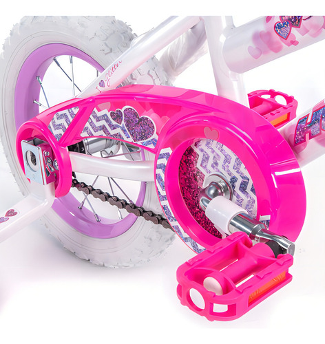 Bicicleta Huffy 12 Pulgadas Rosa Niña 3 A 5 Años Grati Color Rosa/blanco