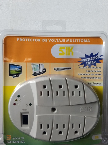 Protector De Voltaje Multitoma