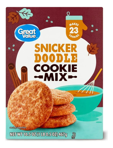 Great Value Snicker Doodle Cookie Mix 467 G