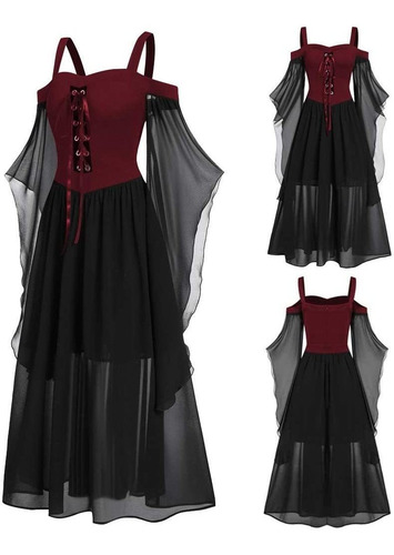 Ropa Gótica Para Mujer, Vestido De Baile De Talla Grande | Cuotas sin interés Ropa Gótica Para Mujer, Vestido De Baile De Talla Grande | Cuotas sin interés