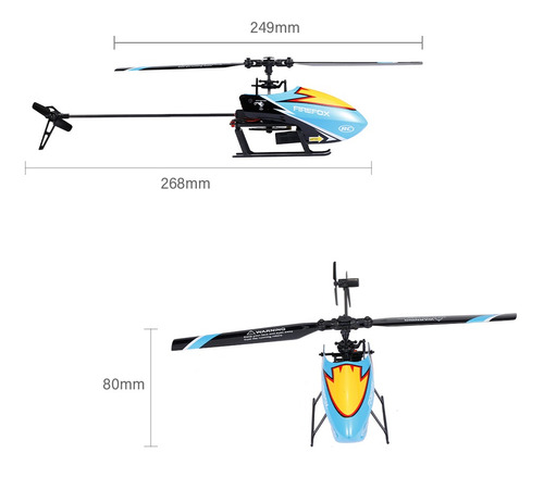 Helicóptero Rc Para Adultos, Giroscopio, Mini Control, Helic