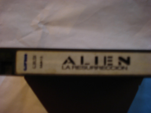 Vhs Alien La Resurrección