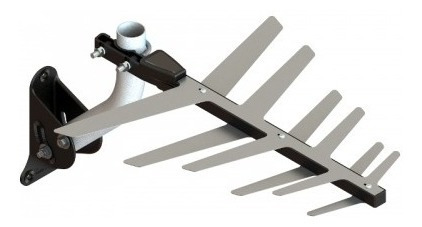 Antena Externa Tv Uhf Hdtv Dtv-1500 Aquario Com Cabo