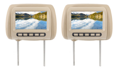 Monitor De Reposacabezas, Reproductor De Vídeo Lcd Universal