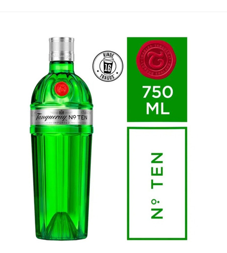 Ginebra Tanqueray N° Ten (750ml 47.3%)