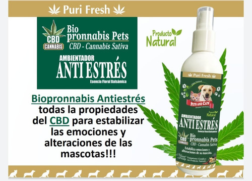 Antiestres Purifresh Biopronnab - Unidad a $30244