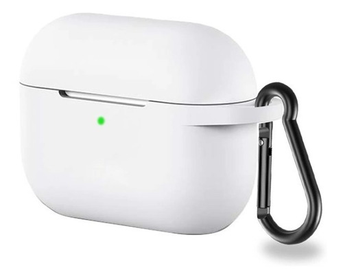 Imagem 2 de 3 de Capinha De Proteção Para Estojo AirPods Pro ( Branca )