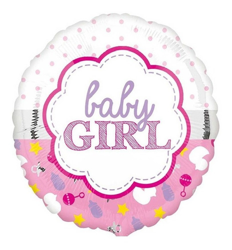 4 Globos Figuras Babero Baby Met 18 Fiesta Shower Bebe Niña