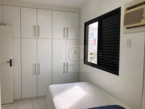 Imagem 26 de 30 de Apartamento Com 3 Dormitórios, 1 Suíte, Dependência Completa, 2 Vagas, Lazer Completo, À Venda, 104 M² Por R$ 890.000 - Boqueirão - Santos/sp - Ap11004