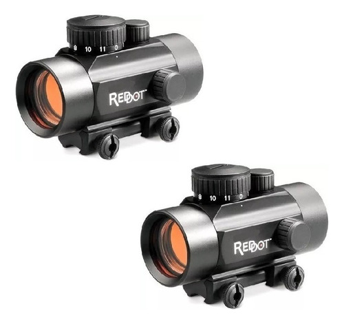 X2 Red Dot Mira 1x40 Halo Riel 11/20mm Airsoft Paintball