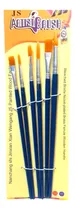 Comprar Pack De 6 Pinceles 3 Punta Fina Y 3 Punta Gruesa. 20cm.