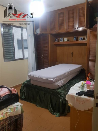 Imagem 4 de 10 de Apartamento À Venda No Primeiro Andar Com 1 Dormitório Na Vila Guilhermina Em Praia Gande Sp. - Rrc145