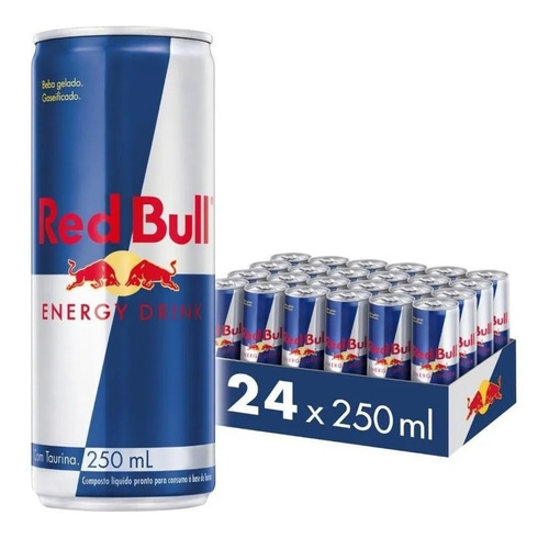 Energético Red Bull 250ml (24 Unidades)