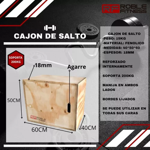 CAJON SALTO CROSSFIT MEDIANO 40x50x60