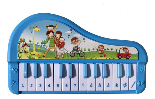 Organo Musical A Pila Piano Teclado Infantil Pianito