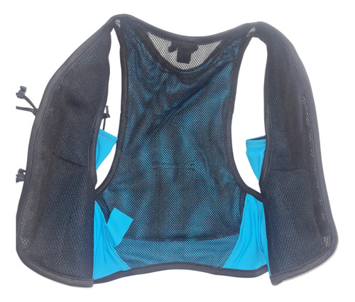 Chaleco Hidratacion Als Running Trekking Trail 7lts Colores Celeste Xs/s