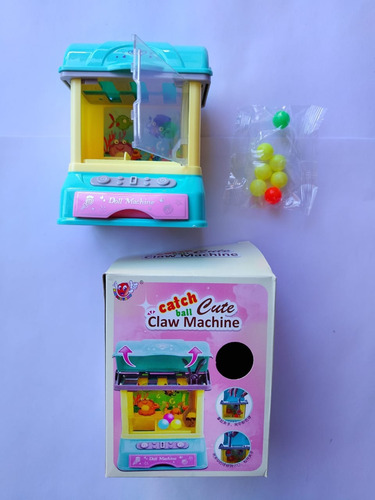 Casita De Juguete Dispenser De Dulces Con Garra Que Atrapa Amarillo