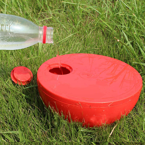 Base De Marcador Para Entrenamiento De Fútbol Rojo Normal