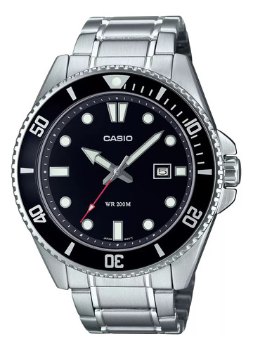 Reloj Casio Hombre Mdv-107d-1a1 Analogico 200m Acero Inox