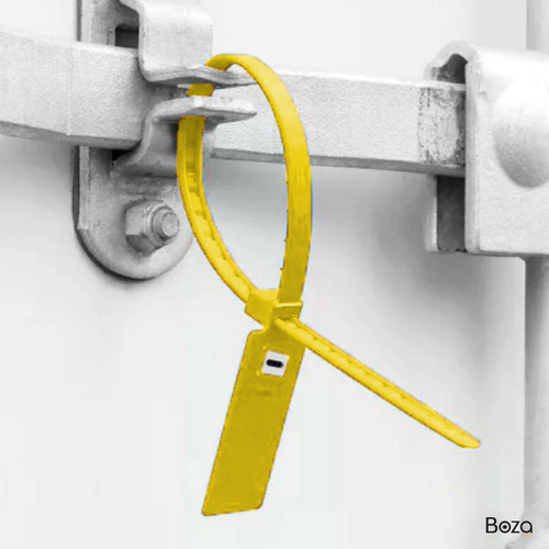 Wanlian - Cintillo Sello De Seguridad Cinchos 25cm Foliados,etiqueta De Sello De Plástico Con Cierre Numerado,etiquetas De Seguridad Desechables Para Manipulación Y Extintor De Incendios 500 Pzs