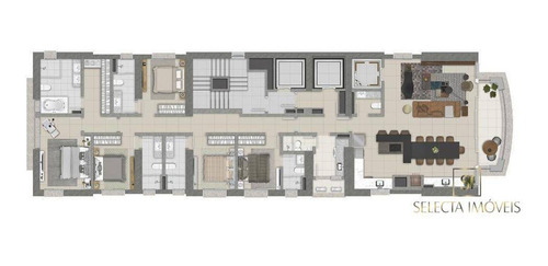 Imagem 4 de 30 de Apartamento Com 5 Dormitórios À Venda, 368 M² Por R$ 7.370.000,00 - Frente Mar Barra Sul - Balneário Camboriú/sc - Ap0637