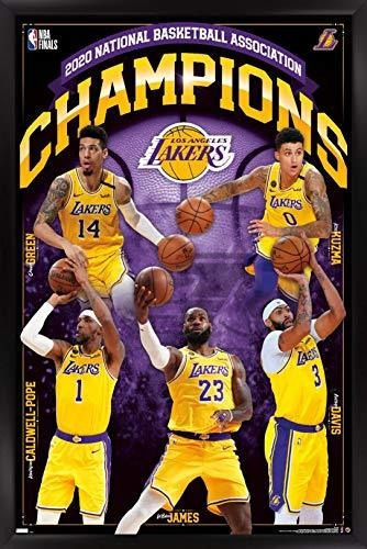 Los Angeles Lakers 2,020 Cartel Nba Finales Campeones P...