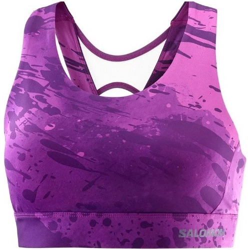 Top Salomon Mujer Cross Run Bra W  - S+w