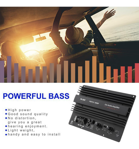 Tablero De Amplificador De Automóvil Drisentri, Placa De De