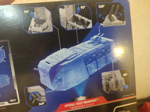 Star Wars Micro Galaxy Squadron Imperial Troop Transport #19 (Usado)