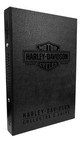 Harley-davidson Hd Coleccionista 96 Ct Album Ficha Poquer