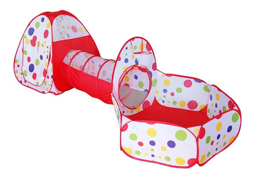 Carpa Túnel Plegable Portátil 3 En 1 Para Niños
