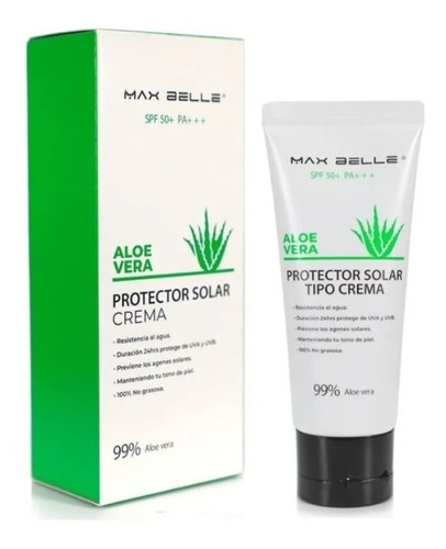 Protector Solar  99% Aloe Vera Factor 50+ Uva Y Uvb