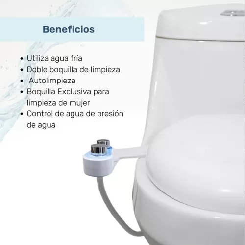 Bidet Portatil Accesorio Inodoro Baño Limpieza Wc Facil Inst - $ 575