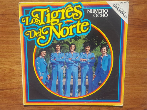 Los Tigres Del Norte.  Número 8. Disco Lp Gamma 1978
