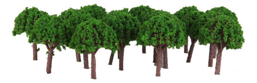 Navidad 100 Piezas Ho Z Sacle Modelo De Árbol Verde Para El