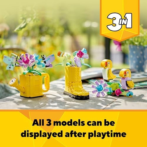 Lego Creator Juguete De Construcción De Flores En Regadera 3