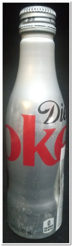 Botella Diet Coke Sellada, Coca Cola 251 Ml (Usado)