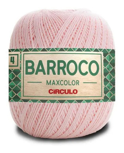 Barroco Maxcolor 4 Fios 200gr Linha Crochê Tricô Cor Suspiro