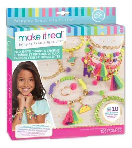 Set Para Crear Pulseras. Cadenas Y Dijes. Make It Real