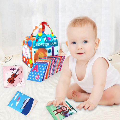 2025 Baby Intelligence Cards, Libro De Tela Portátil, 26