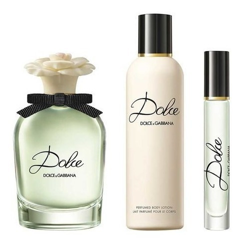 Dolce Dolce & Gabbana Set Edp75 -3 Pcs Orig. Nkt Perfumes 