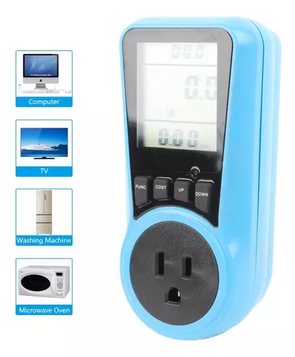 Medidor Consumo Eléctrico Ahorrador Luz Wattimetro Monitor