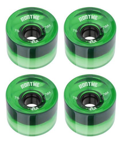 8 Uds 78a Ruedas De Monopatín Reemplazar 70x51mm Piezas De