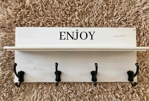 Perchero De Pared Estante Vintage Env o gratis